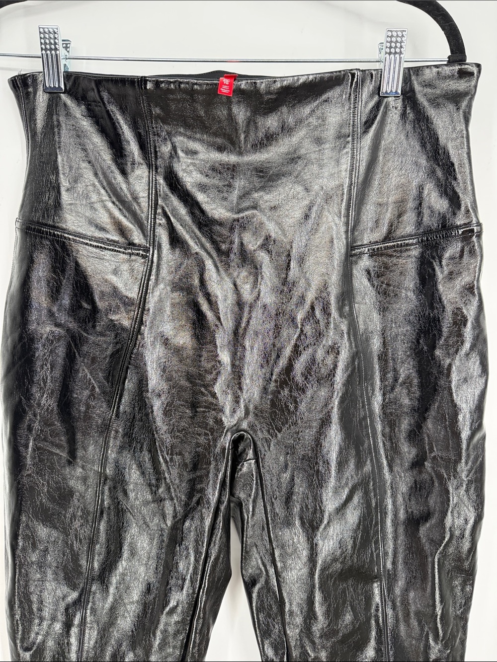 Spanx Faux Patent Leather Pants size XL - Picture 6 of 9